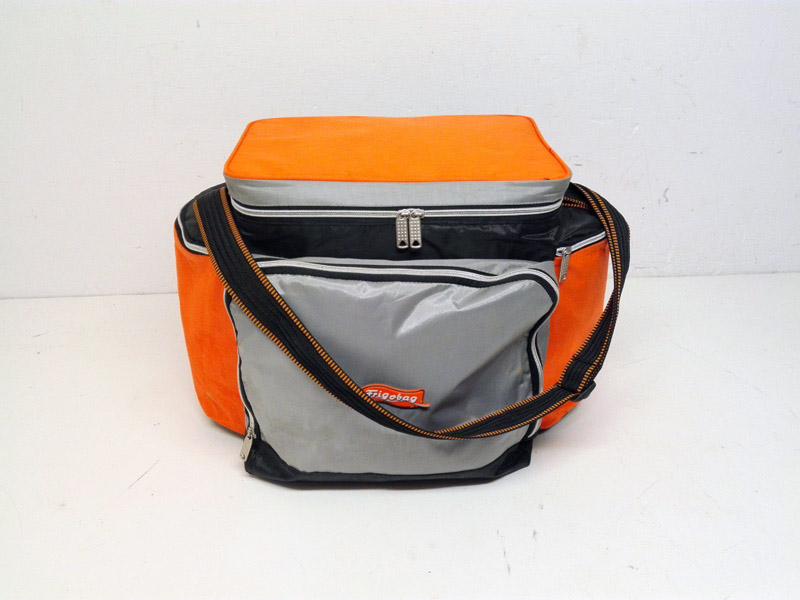 bolsa termica picnic loneta naranja 33.5x48x30 1u